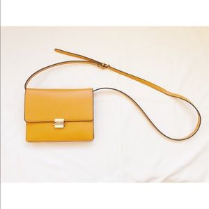 Topshop yellow crossbody bag